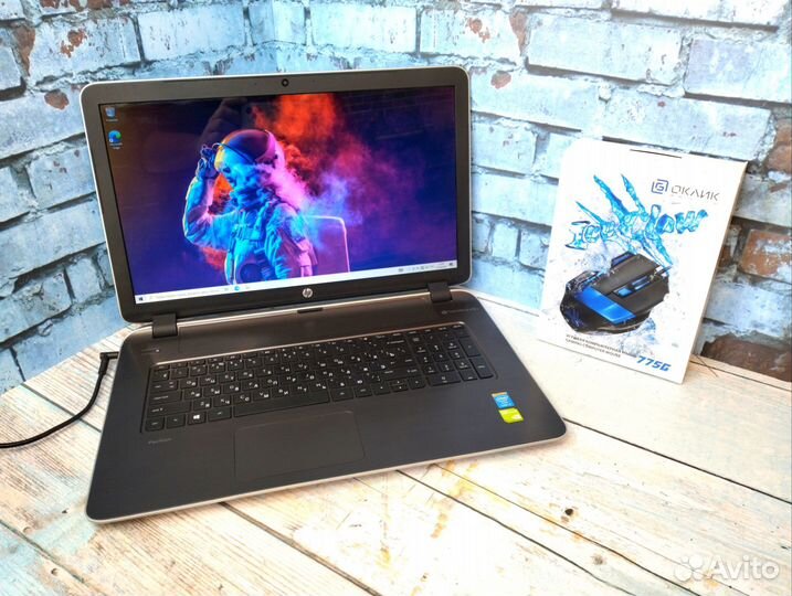 Мощный HP Pavilion 17 на i5/ RAM 12/ SSD/GT 840m