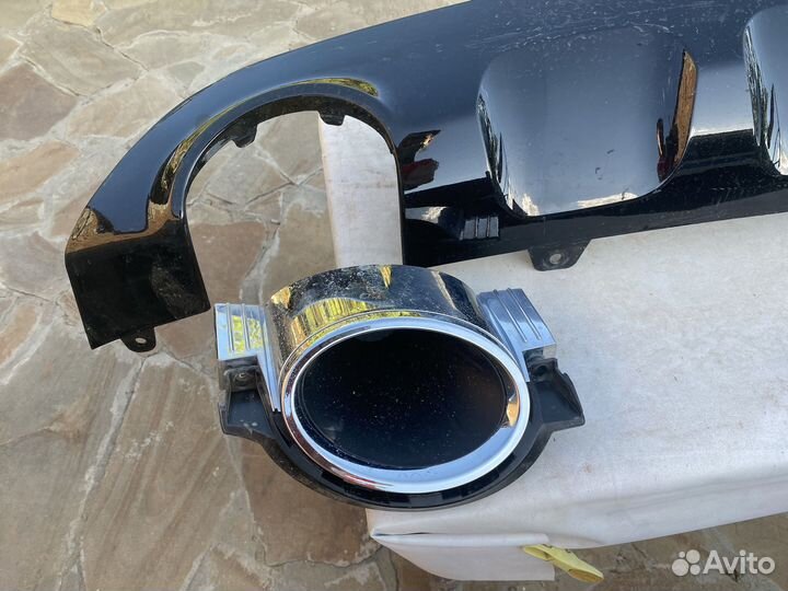 Фартук и юбка заднего бампера KIA sporteg