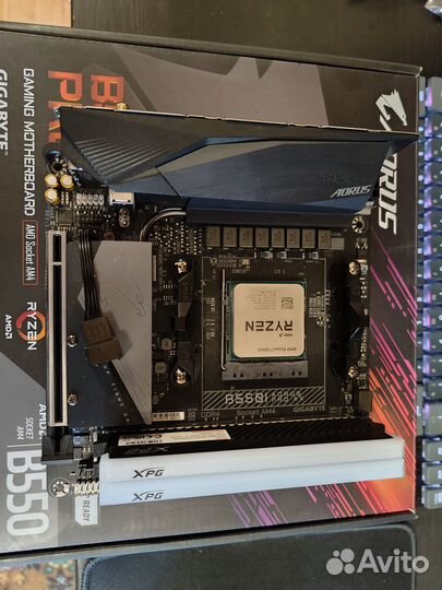 Ryzen 7 5800x + Gigabyte B550I Pro Ax + 32GB AData