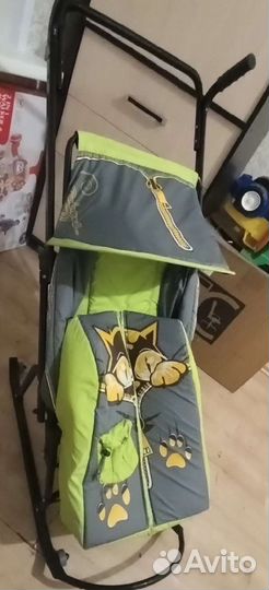 Коляска санки