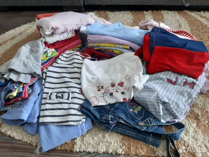 Вещи на девочку 1-5 лет цена за шт