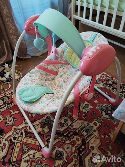 Детские электронные качели для новорожденных