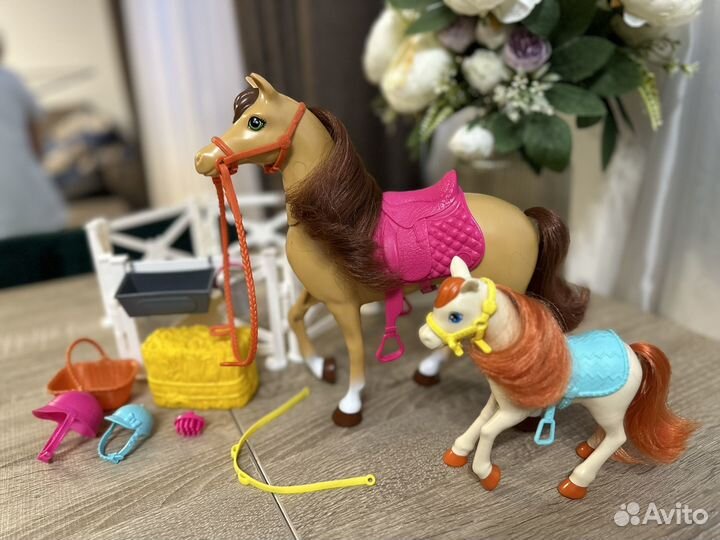 Набор Barbie Ранчо 2 лошади