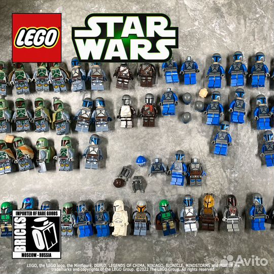 Lego star wars минифигурки мандалорцы мандо