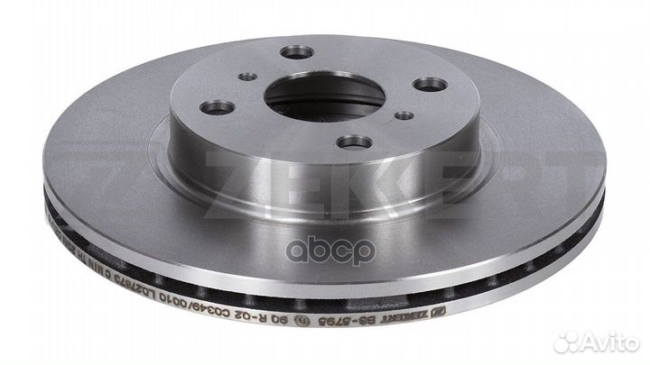 Диск торм. перед. Toyota Corolla (E100 E110) 92