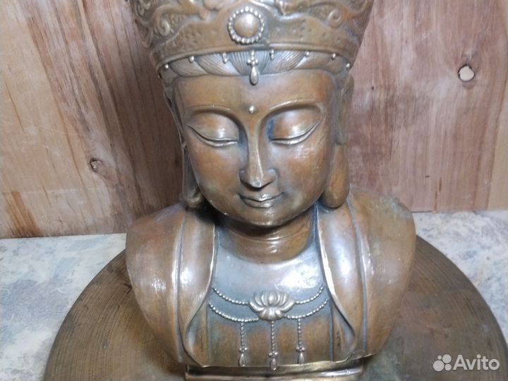 Голова Будды бронза