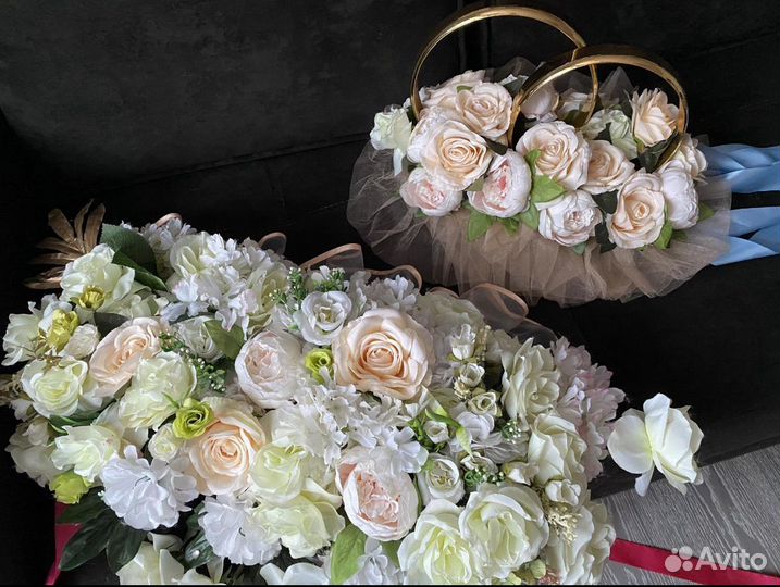 Свадебное украшение на машину продажа