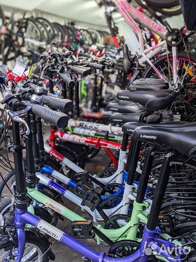 Велосипед складной, легкий, алюминиевый