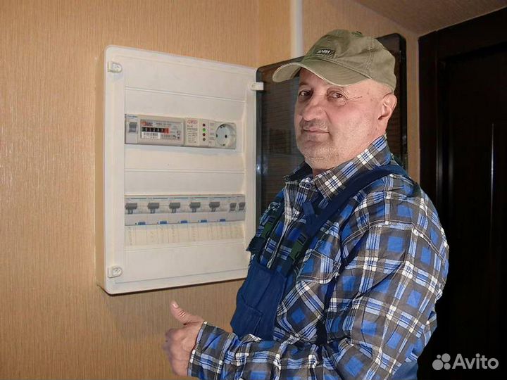 Электрик. Ремонт розеток, выключателей Мытищи