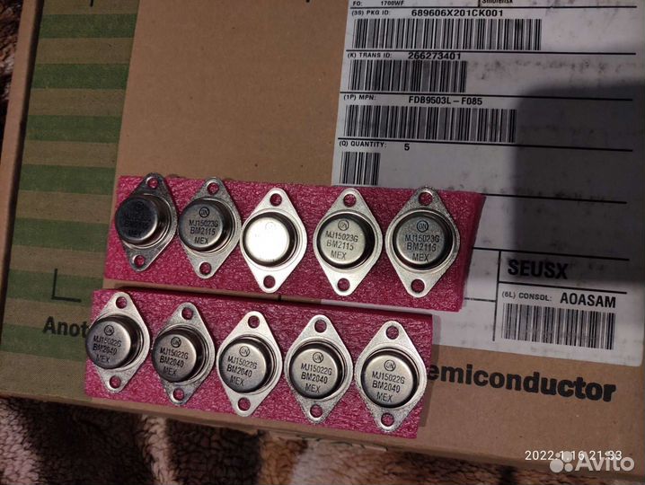 Транзисторы MJ15004, 22/23/25