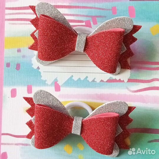 Школьные бантики на резиночках