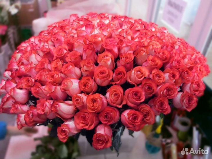 Цветы розы букет