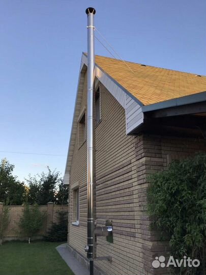 Дымоход Сэндвич-труба Для Дымохода 200х300, L-1м