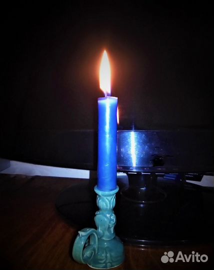 Восковые цветные алтарные свечи