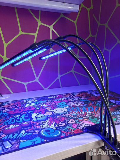 Фитолампа для растений. С таймером