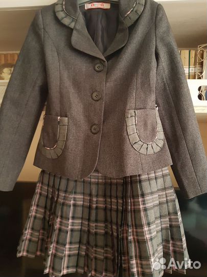 Форма школьная серая (листайте фото)