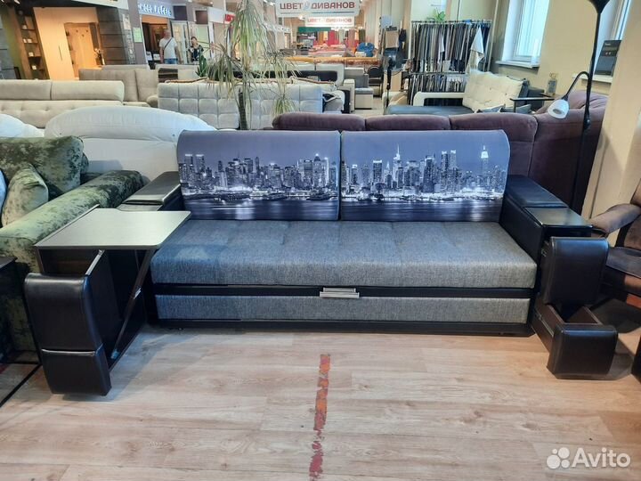 Диван со столиком, прямой диван, Даллас С-3