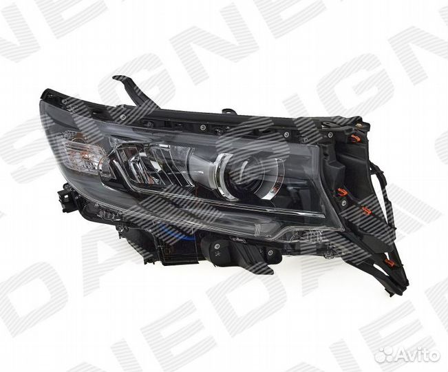 Фара пер.прав.под коррект.диод. 2017