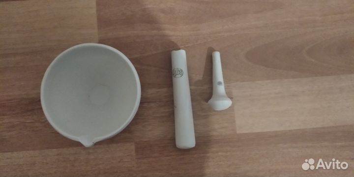 Ступка и 2 пестика рфз 50е гг СССР отл сост