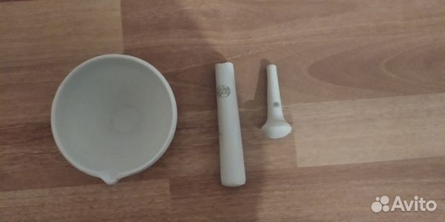 Ступка и 2 пестика рфз 50е гг СССР отл сост