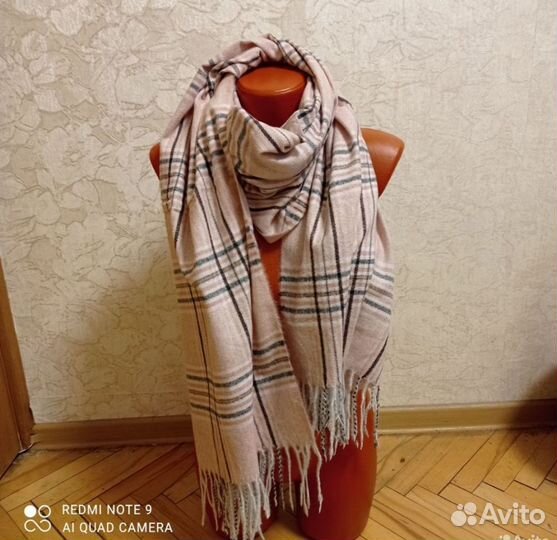Шарф палантин Cashmere унисекс новый