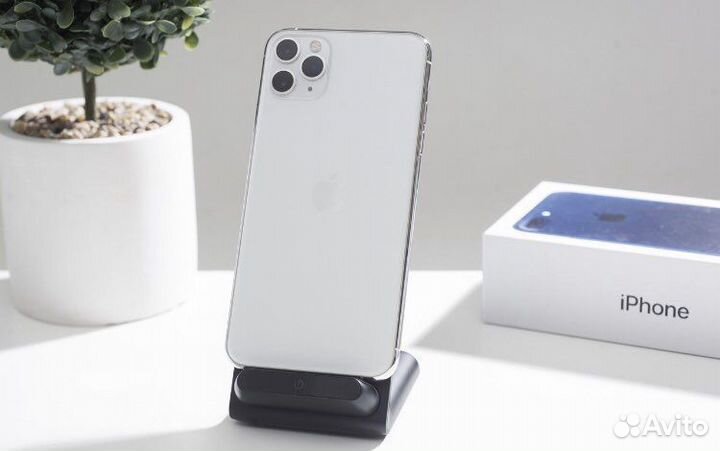 iPhone 11 Pro Max 256gb Silver RFB Магазин,Рассро