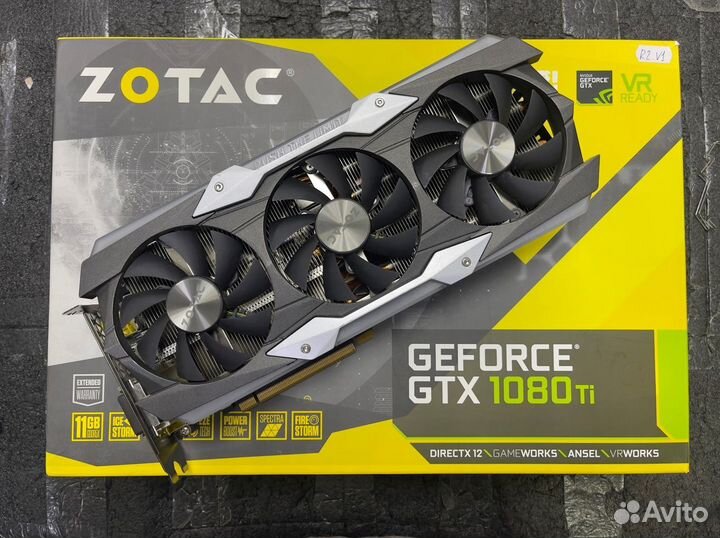 Видеокарта Zotac GeForce GTX 1080 Ti AMP Extreme C