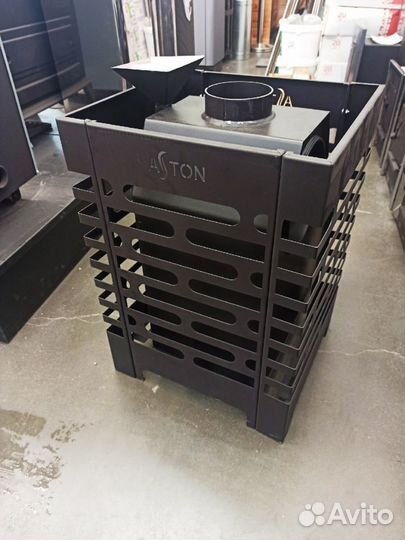 Печь для бани c закрытой каменкой