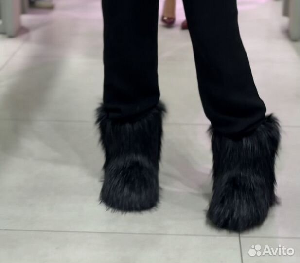 Меховые ботинки йети