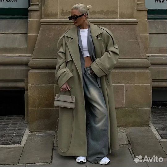 Тренч женский плащ