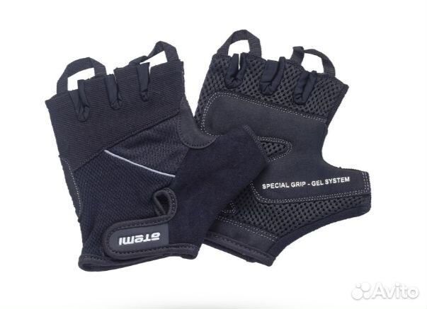 Перчатки для фитнеса Atemi черные