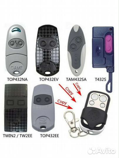 Пульт для ворот и шлагбаума Came