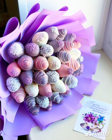 Клубника в шоколаде / Сладкий букет