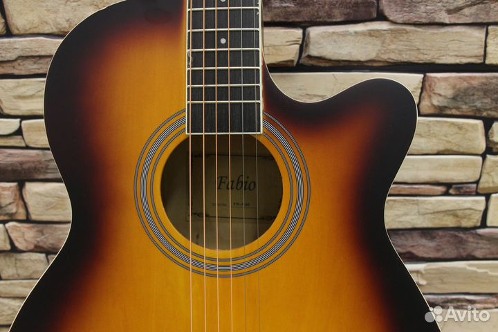 Огненная акустическая гитара fabio