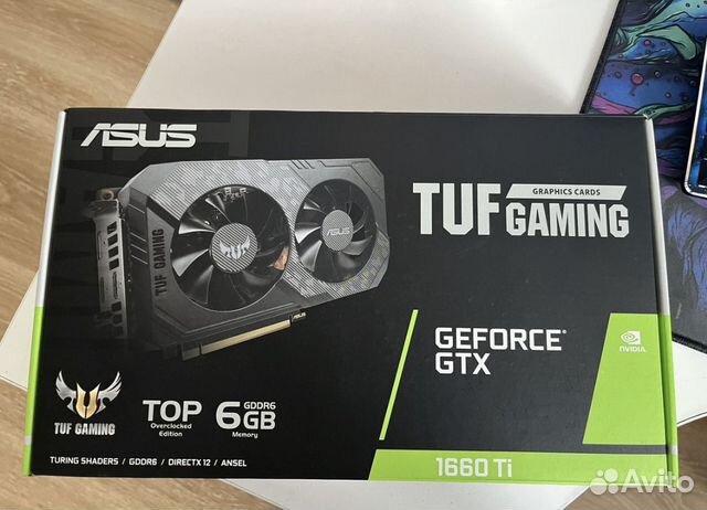 Видеокарта gtx 1660 ti asus TUF