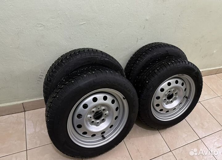 Зимние шип. колеса 185/60R14, на ваз / лада