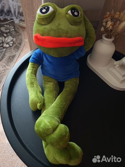 Мягкая игрушка лягушка pepe Пепе 45 см
