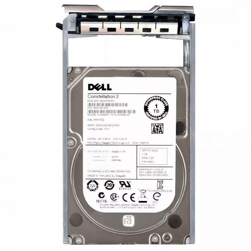[9KW4J] Жесткий Диск Dell 1tb Sata3 2,5" Hdd 9kw4j