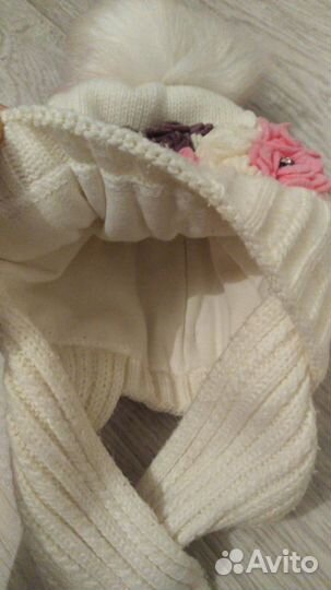 Шапка зимняя на ситепоне 2-4 года