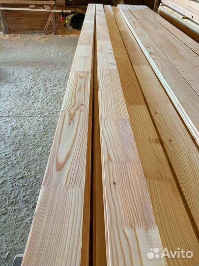 Строганная доска лиственница 45х90х6000мм, опт