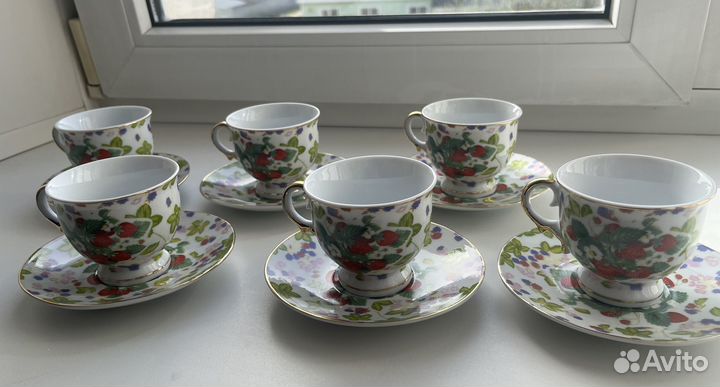 Кофейный сервиз yamassen японский фарфор