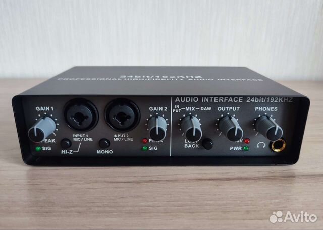 Профессиональная звуковая карта 24 bit/192 kHz
