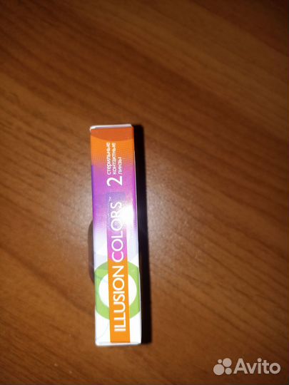 Цветные линзы illusion colors. Красные