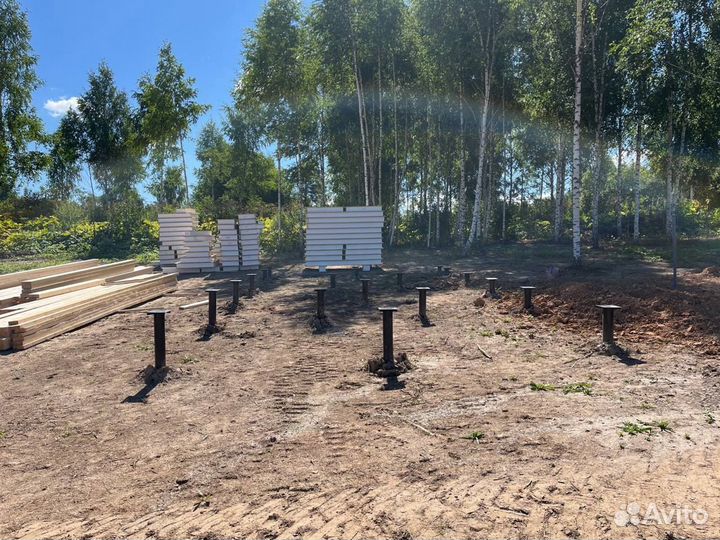 Винтовые сваи ремонт фундамента