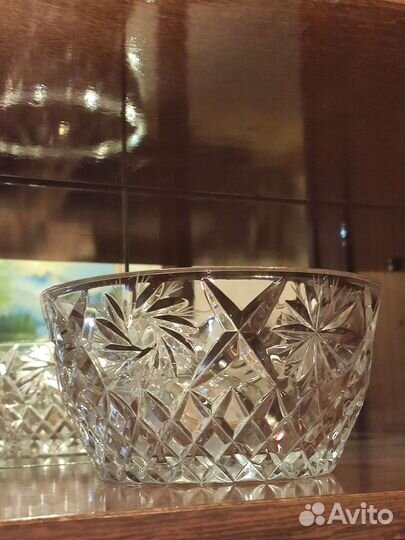 Ваза хрустальная конфетница