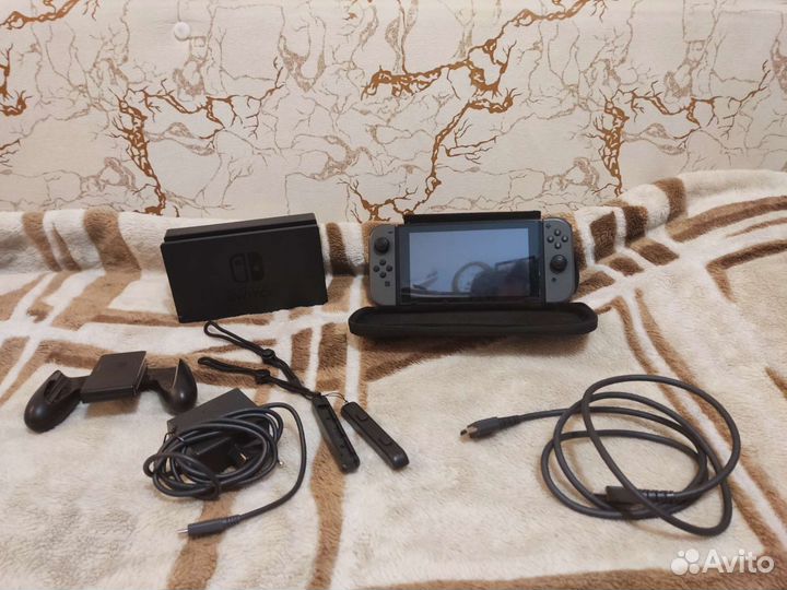 Nintendo switch прошитый + sd128 + игры