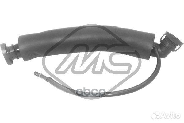 Патрубок вентиляция картера 35011 metalcaucho