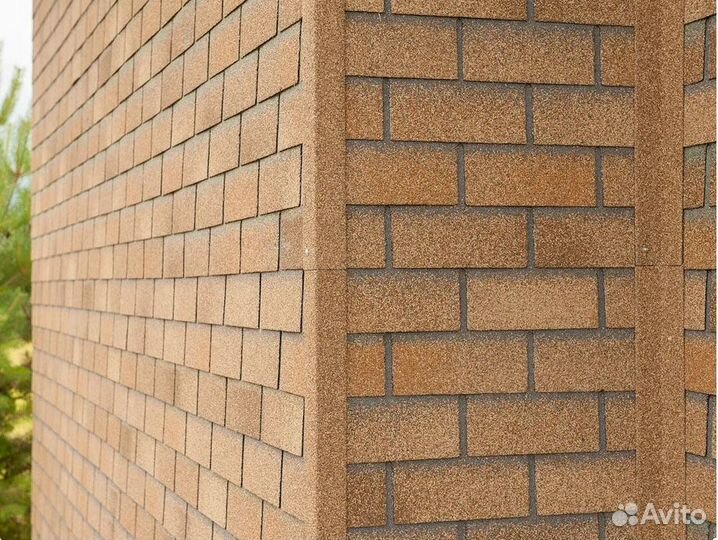 Фасадная плитка Hauberk Песчаный Кирпич