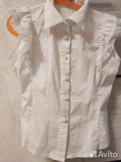 Блузка белая для девочек