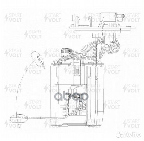 Модуль топливного насоса для а/м Hyundai Solari